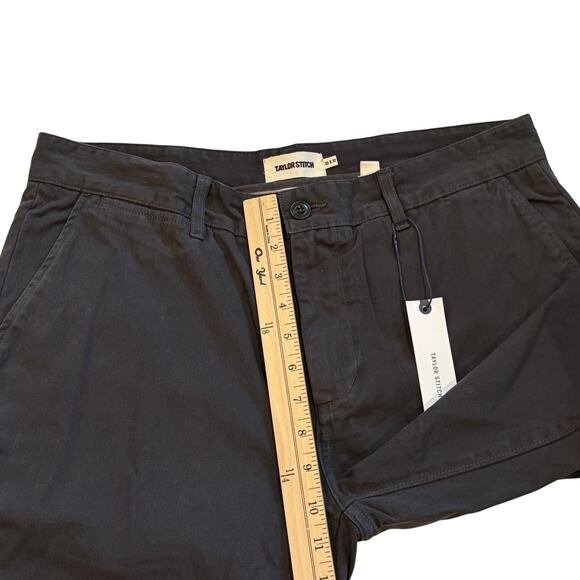 Taylor Stitch Pants Mens Sz 33x32 Gray The Slim Foundation Organic Preppy Casual - Picture 8 of 11
